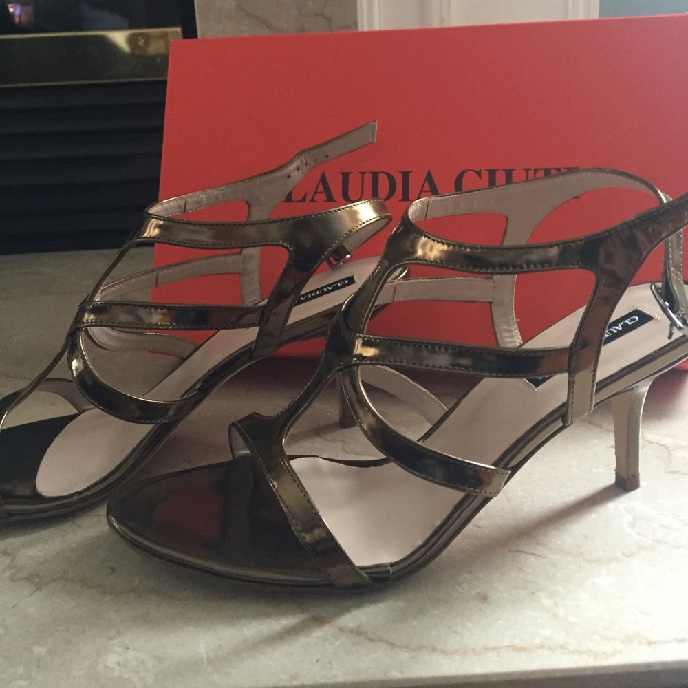 Bronze color heels